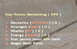 Stat Points